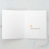 You Are Enough–Sweet Teddy Bear Encouragement Card Karte (Innenseite)