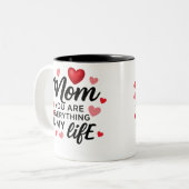 you are everything mom zweifarbige tasse (Vorderseite Links)