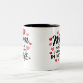 you are everything mom zweifarbige tasse (Mittel)