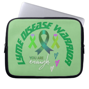 "You Are Genough" Inspiration Lyme Warrior Laptopschutzhülle