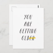 You Are Getting Postkarte (Vorne/Hinten)