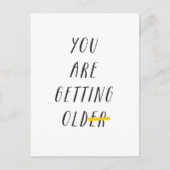 You Are Getting Postkarte (Vorderseite)