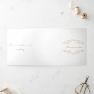 You are invited  dreifach gefaltete einladung