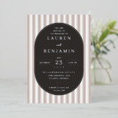 You Are Invited Elegant Beige Serif Folieneinladung (Stehend vorne)