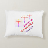 You are Jesus' Ambassador Tote Dekokissen (Rückseite)