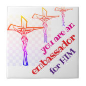 You are Jesus' Ambassador Tote Fliese (Vorderseite)