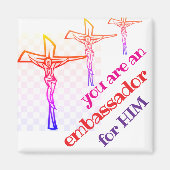 You are Jesus' Ambassador Tote Magnet (Vorne)