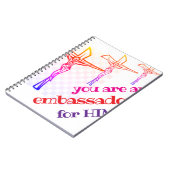 You are Jesus' Ambassador Tote Notizblock (Linke Seite)