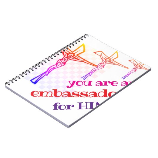 You are Jesus' Ambassador Tote Notizblock (Linke Seite)