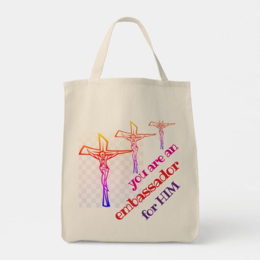 You are Jesus' Ambassador Tote Tragetasche (Rückseite)