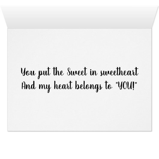 **YOU** ARE KABLE LOVABLE HUGGABLE <3 (Innenansicht Horizontal (Unten))