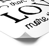 "You are Love" Inspiration Zitat Art Kids Poster (Ecke)