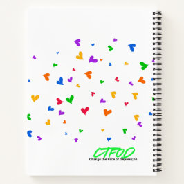 "You Are Love" Journal - Rainbow Daisy Graffiti Notizblock