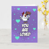 You Are Loved Karte (Gelbe Blume)