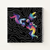 You Are Loved – Rainbow Cosmic Notebook Notizblock (Rückseite)
