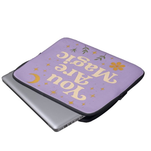 You Are Magic - Inspirational Star Design with Pos Laptopschutzhülle (Vorne Knopf)