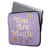 You Are Magic - Inspirational Star Design with Pos Laptopschutzhülle (Vorderseite Links)