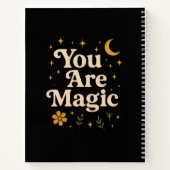 You Are Magic - Inspirational Star Design with Pos Notizblock (Rückseite)