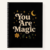 You Are Magic - Inspirational Star Design with Pos Notizblock (Vorderseite)