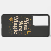 You Are Magic - Inspirational Star Design with Pos Samsung Galaxy Hülle (Rückseite (Horizontal))
