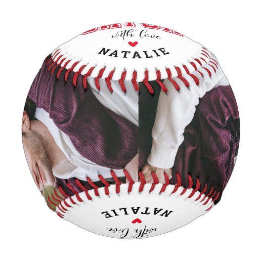 'You are my Best Catch' Boyfriend Couple Foto Baseball (Vorderseite)