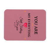 You Are My Everything – Romantic Love Quote Wall  Magnet (Horizontal)