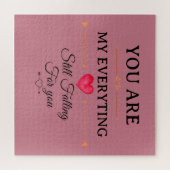 You Are My Everything – Romantic Love Quote Wall Puzzle (Horizontal)