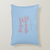 YOU ARE MY Favorite Feeling Dekokissen (Vorderseite(Vertikal))