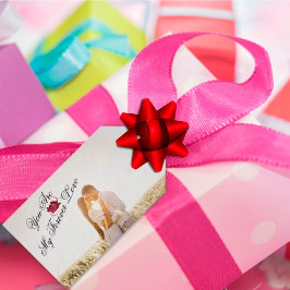 "You are my Forever Love" Rote Rose Elegantes Foto Geschenkanhänger