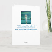 You are my Goddess! Karte (Rückseite)