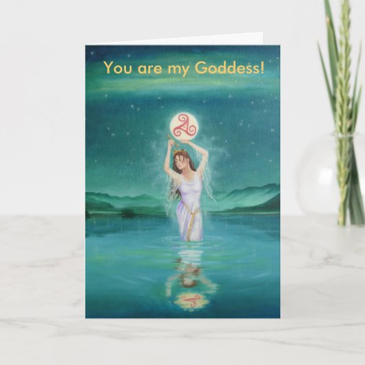 You are my Goddess! Karte (Vorderseite)