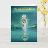 You are my Goddess! Karte (Gelbe Blume)