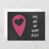 You are my happy place postkarte (Vorne/Hinten)