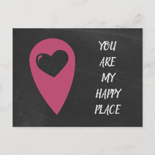 You are my happy place postkarte (Vorderseite)