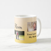 You Are My Heart – Four Photo Gift for Mom Kaffeetasse (VorderseiteRechts)