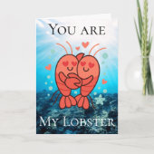 You are My Lobster  Karte (Vorderseite)