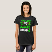 You Are My Lucky Charm Shamrock St Patrick's Day L T-Shirt (Vorne ganz)