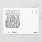 You Are My Queen Chess Valentine's Day Postkarte (Rückseite)