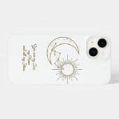 You are my Sun Moon and Stars Phone Case - Minimal iPhone Hülle (Rückseite (Horizontal))