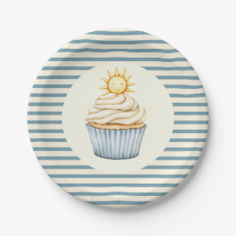 You Are My Sunshine Cupcake Baby Shower Pappteller