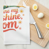  You are my Sunshine, Mom Geschirrtuch (Viertel Falte)