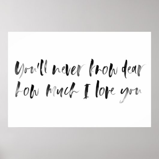 You Are My Sunshine Watercolor Nursery Sign Poster (Vorne)