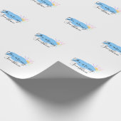 you are my sunshine yellow orange sun rays clouds geschenkpapier (Ecke)