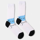 you are my sunshine yellow orange sun rays clouds socken (Rechts)