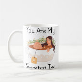 You Are My Sweetest Tea Cute Aesthetic Classic Mug Kaffeetasse (Links)