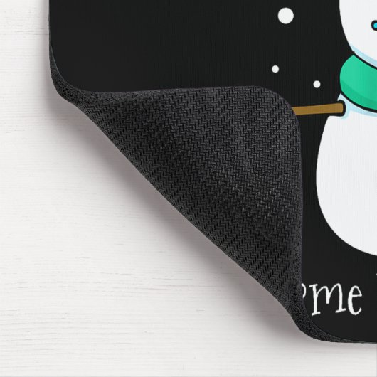 You Are Never Too Cool For Some Warm Hugs Snowman Mousepad (Ecke)