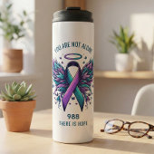 You Are Not Alone 988 Suicide Prevention Walk Hope Thermosbecher