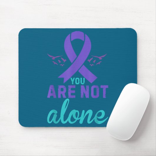 You Are Not Alone  Mousepad (Mit Mouse)