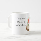 You Are One In A Melon Kaffeetasse (Vorderseite Links)