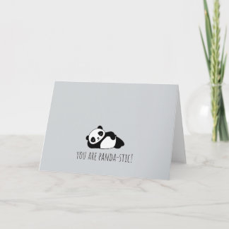 You are pandastic! Anniversary & Valentines card Karte